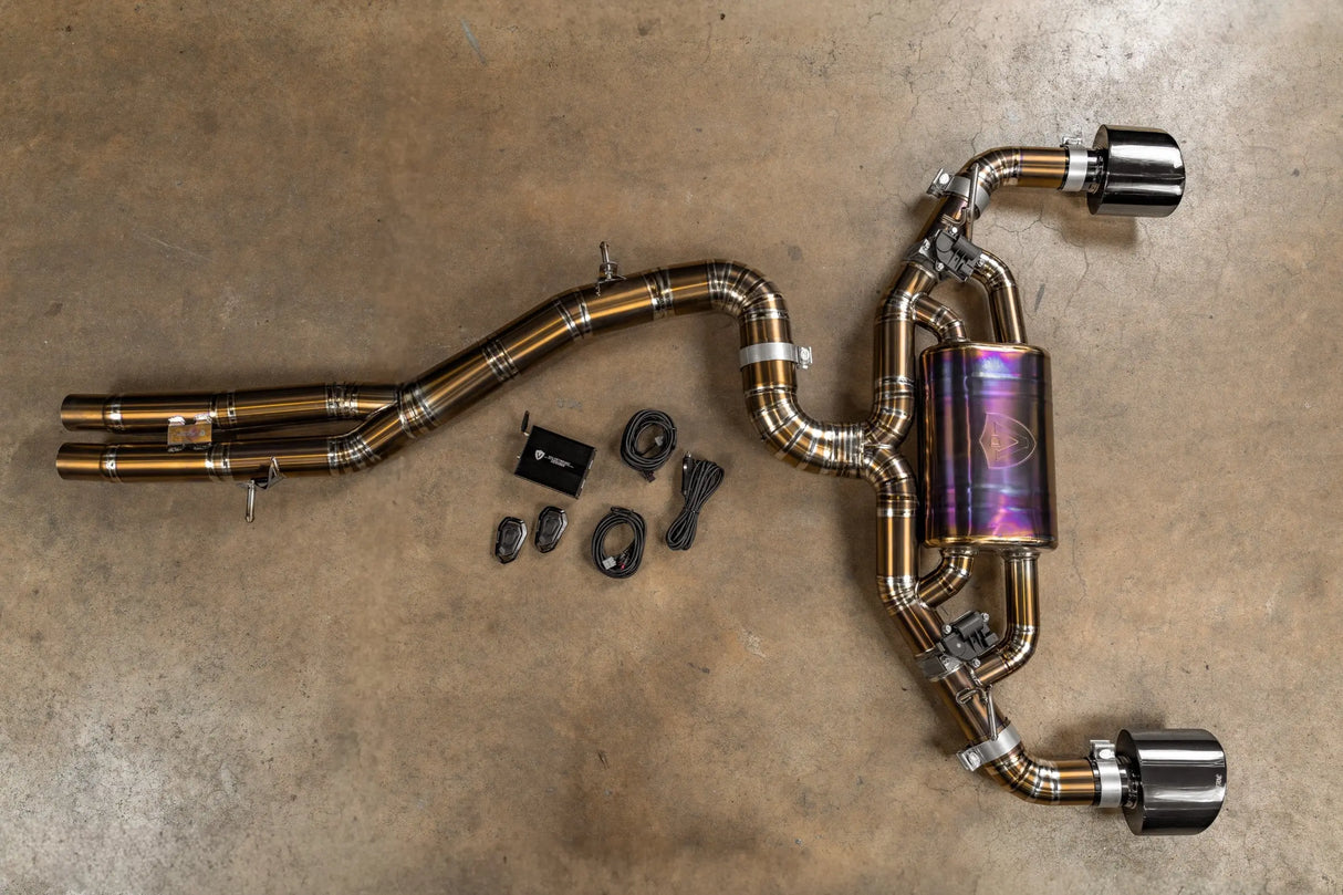 Audi TTRS MK3 Valved Sport Exhaust System Valvetronic Designs