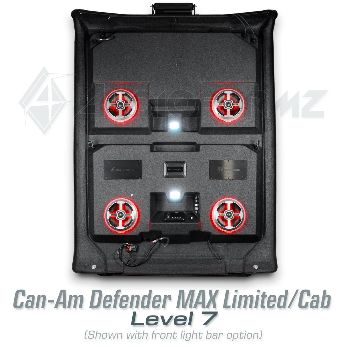 2026+ Can-Am Defender MAX HD11 Limited/Cab Stereo Tops (4-Door) Can-Am