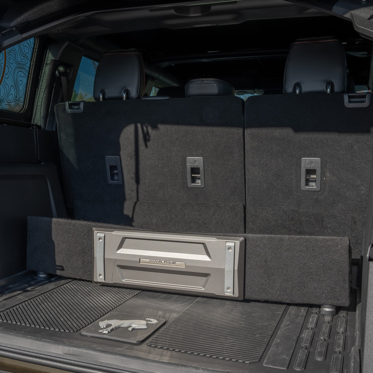 Alpine S2-DB8V-TRK Dual 8” Halo S-Series Preloaded Truck Subwoofer Enclosure with ProLink™
