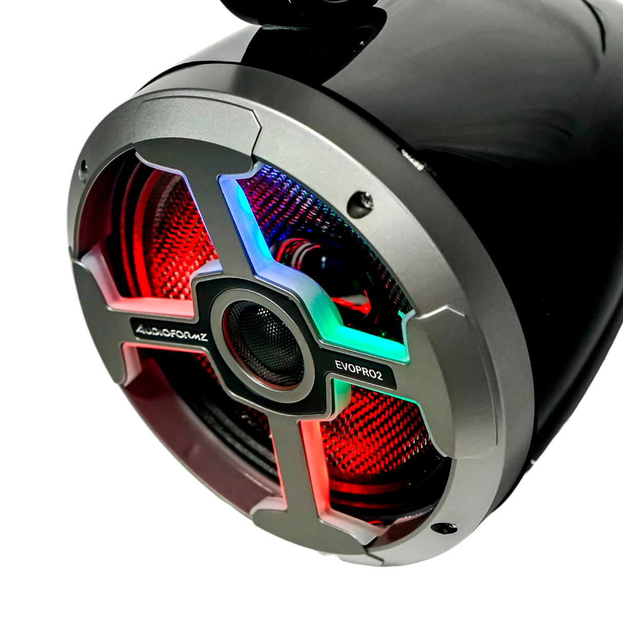 AudioFormz EVOPRO2 8in 3-Way Component Marine IC LED Loud Tower Speakers - Pair Universal-Fit