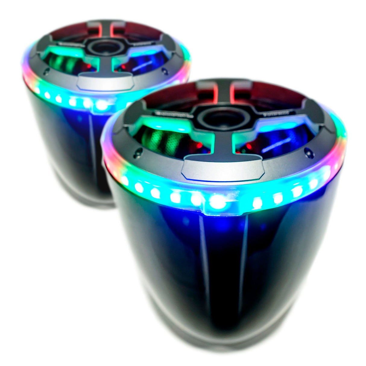 AudioFormz EVOPRO2 8in 3-Way Component Marine IC LED Loud Tower Speakers - Pair Universal-Fit