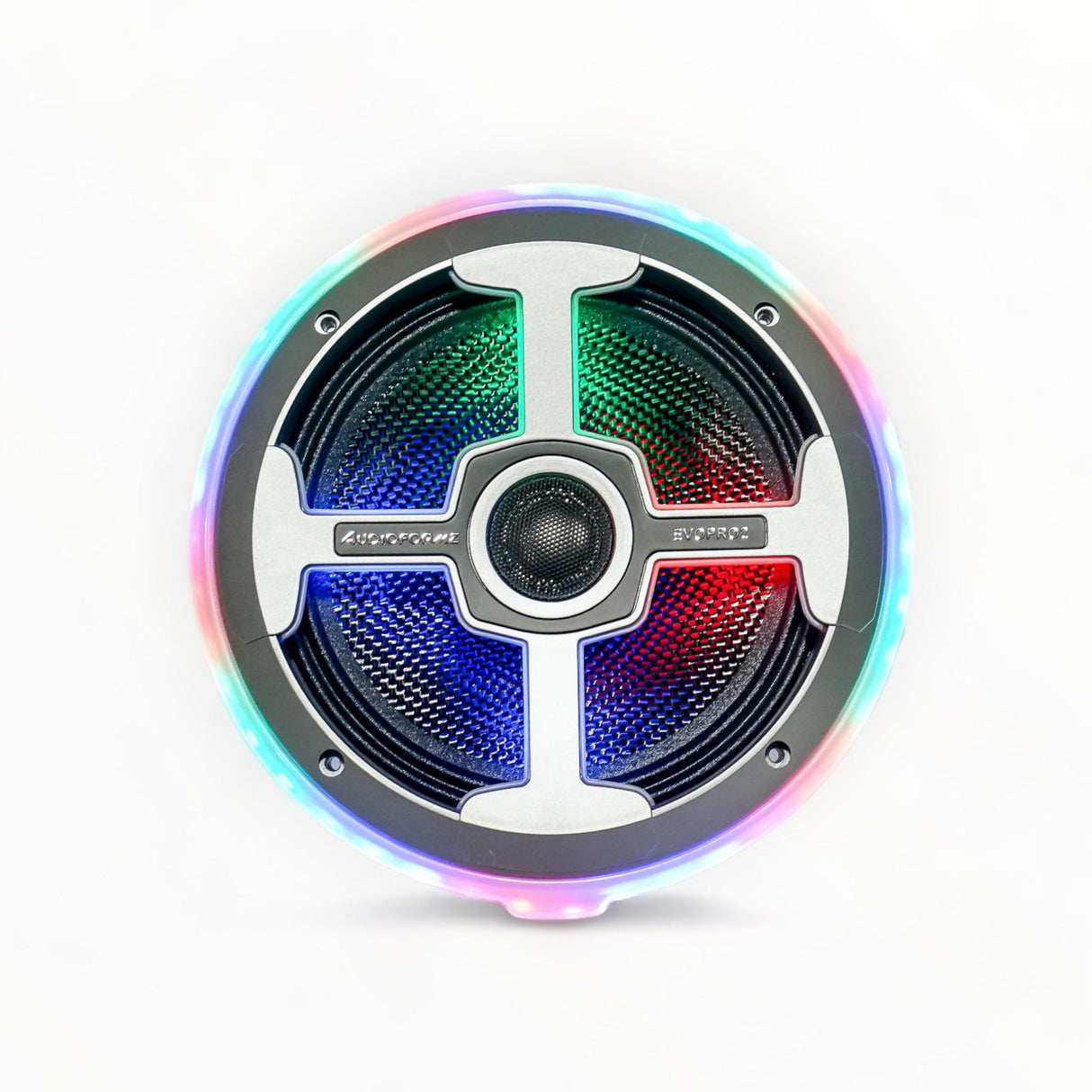 AudioFormz EVOPRO2 8in 3-Way Component Marine IC LED Loud Speakers - Pair Universal-Fit