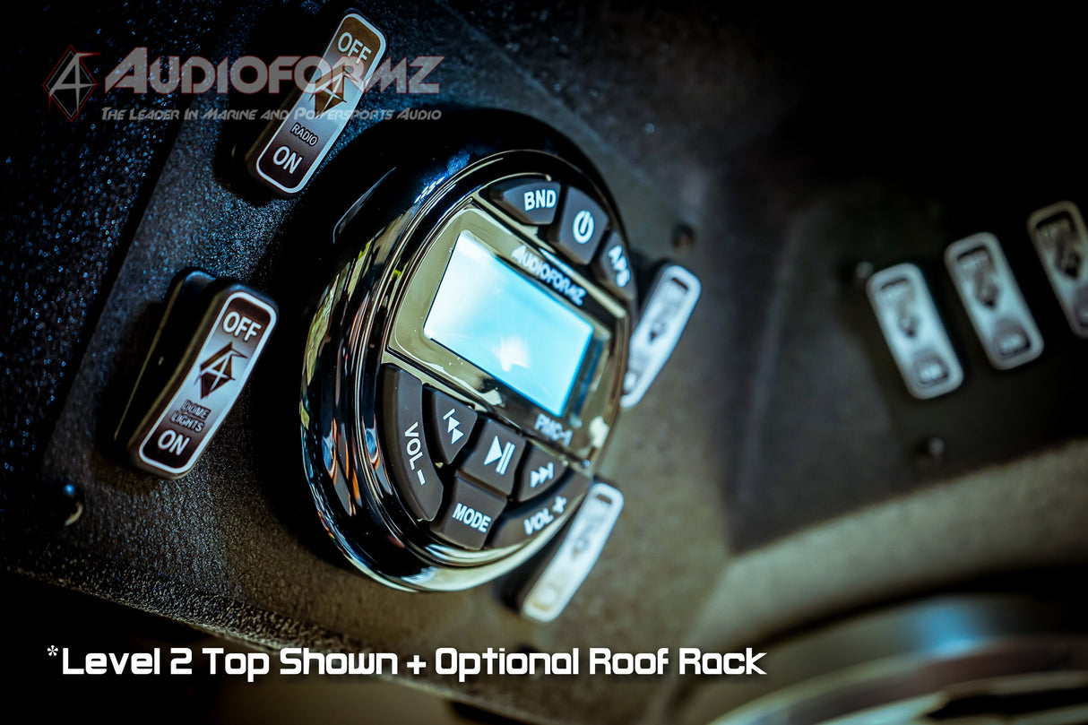 2026+ Can-Am Defender MAX HD11 Limited/Cab Stereo Tops (4-Door) Can-Am