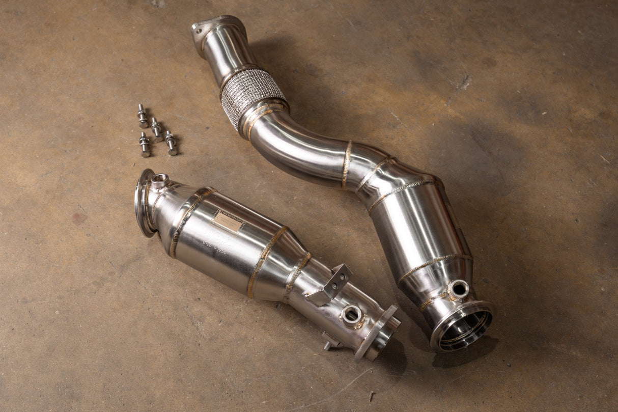 BMW G80/G82/G83/G87 M2 / M3 / M4 400 Cell Catted Downpipes Valvetronic Designs
