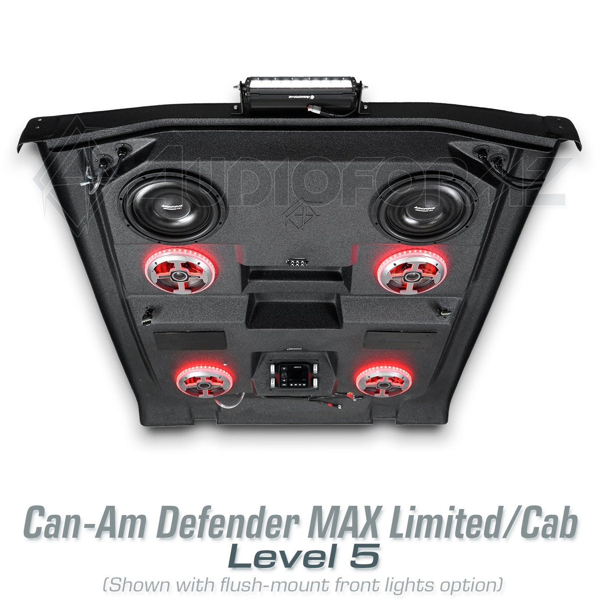 2026+ Can-Am Defender MAX HD11 Limited/Cab Stereo Tops (4-Door) Can-Am