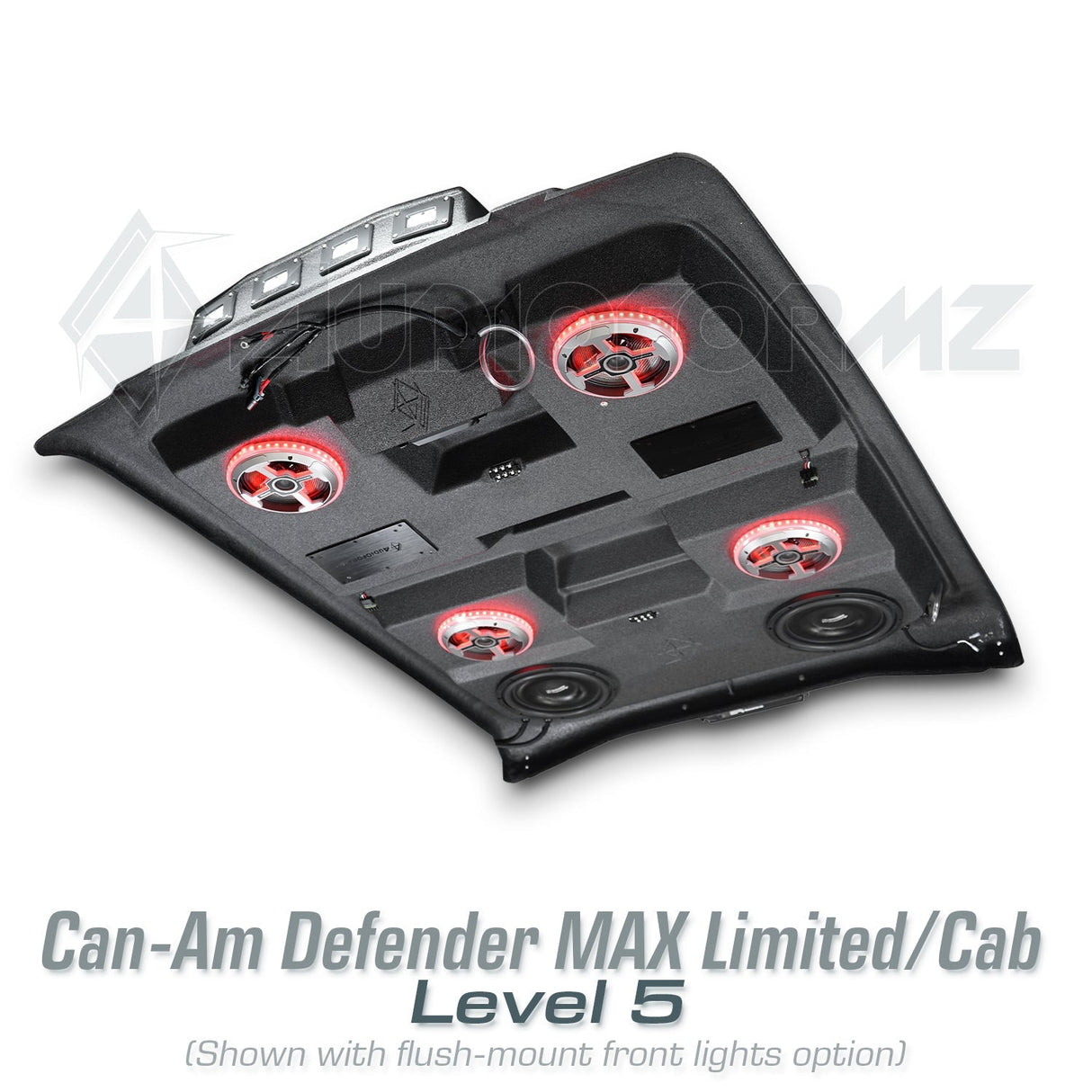 2026+ Can-Am Defender MAX HD11 Limited/Cab Stereo Tops (4-Door) Can-Am