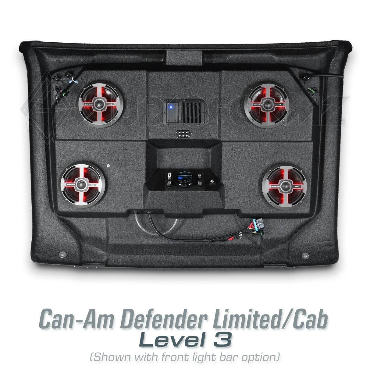 2026+ Can-Am Defender HD11 Limited/Cab Stereo Tops (2-Door) Can-Am