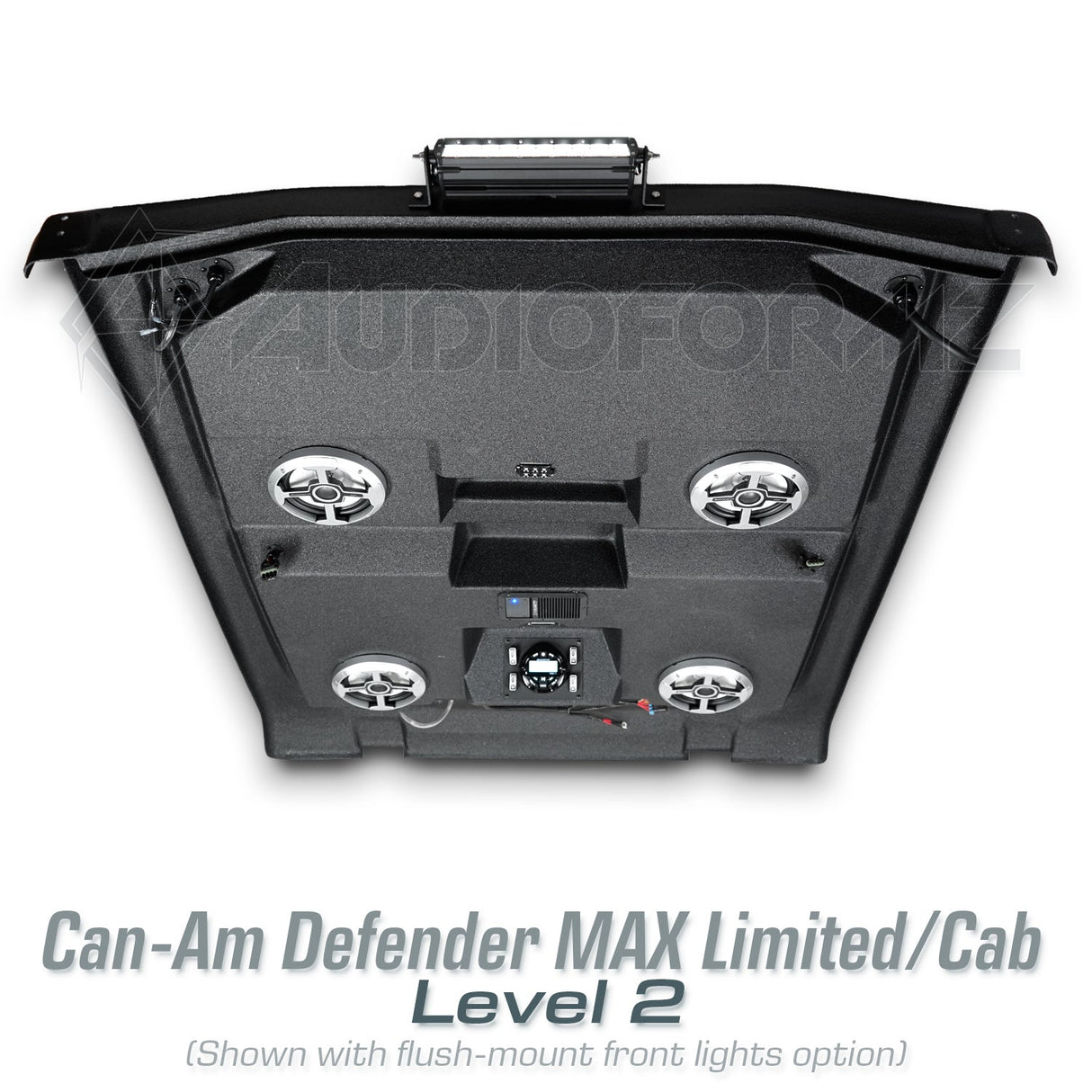 2026+ Can-Am Defender MAX HD11 Limited/Cab Stereo Tops (4-Door) Can-Am