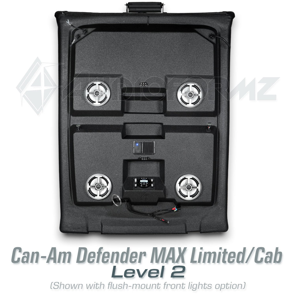 2026+ Can-Am Defender MAX HD11 Limited/Cab Stereo Tops (4-Door) Can-Am