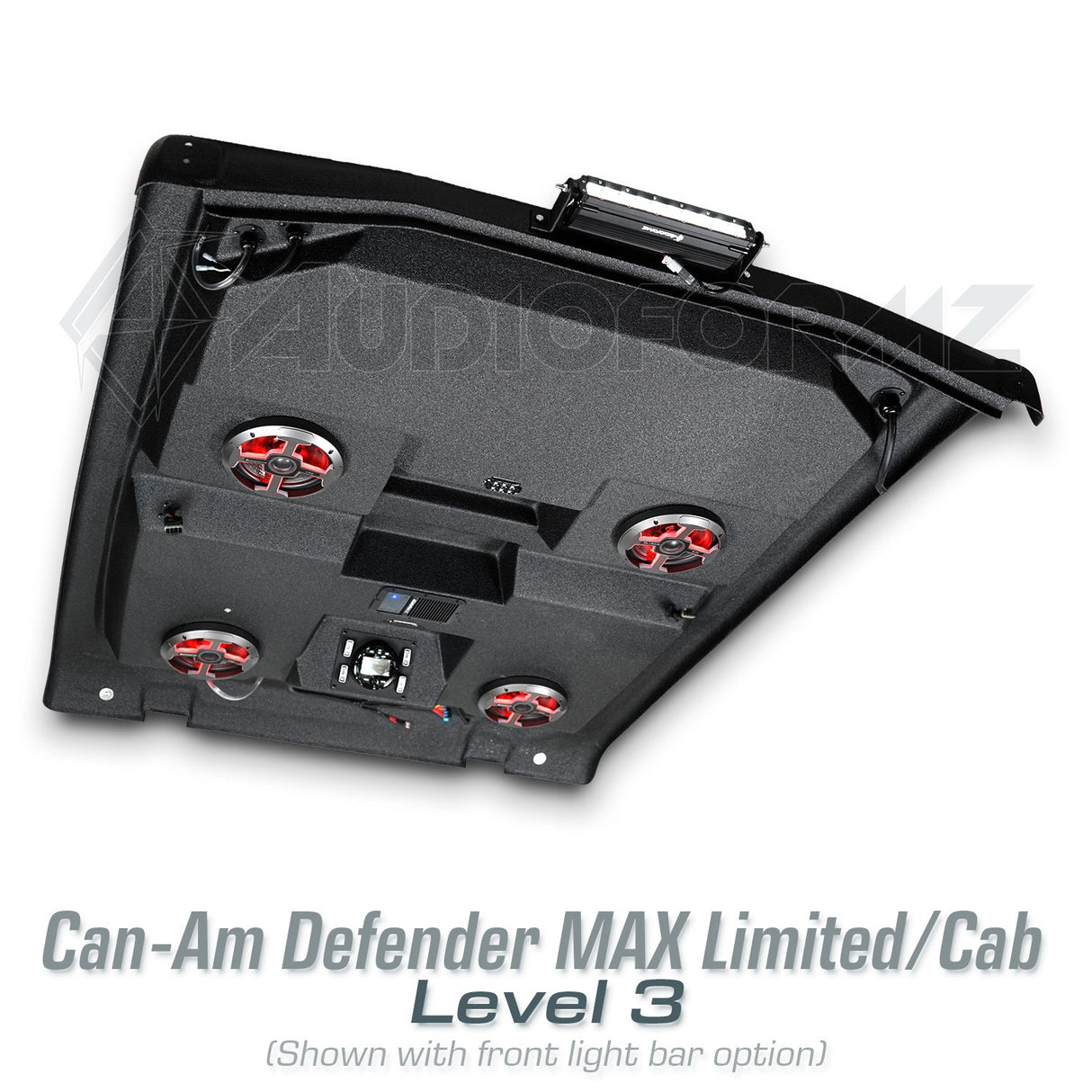 2016-2025 Can-Am Defender MAX HD7-HD10 Limited/Cab Stereo Tops (4-Door)