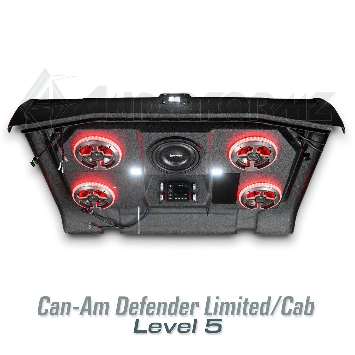2026+ Can-Am Defender HD11 Limited/Cab Stereo Tops (2-Door) Can-Am