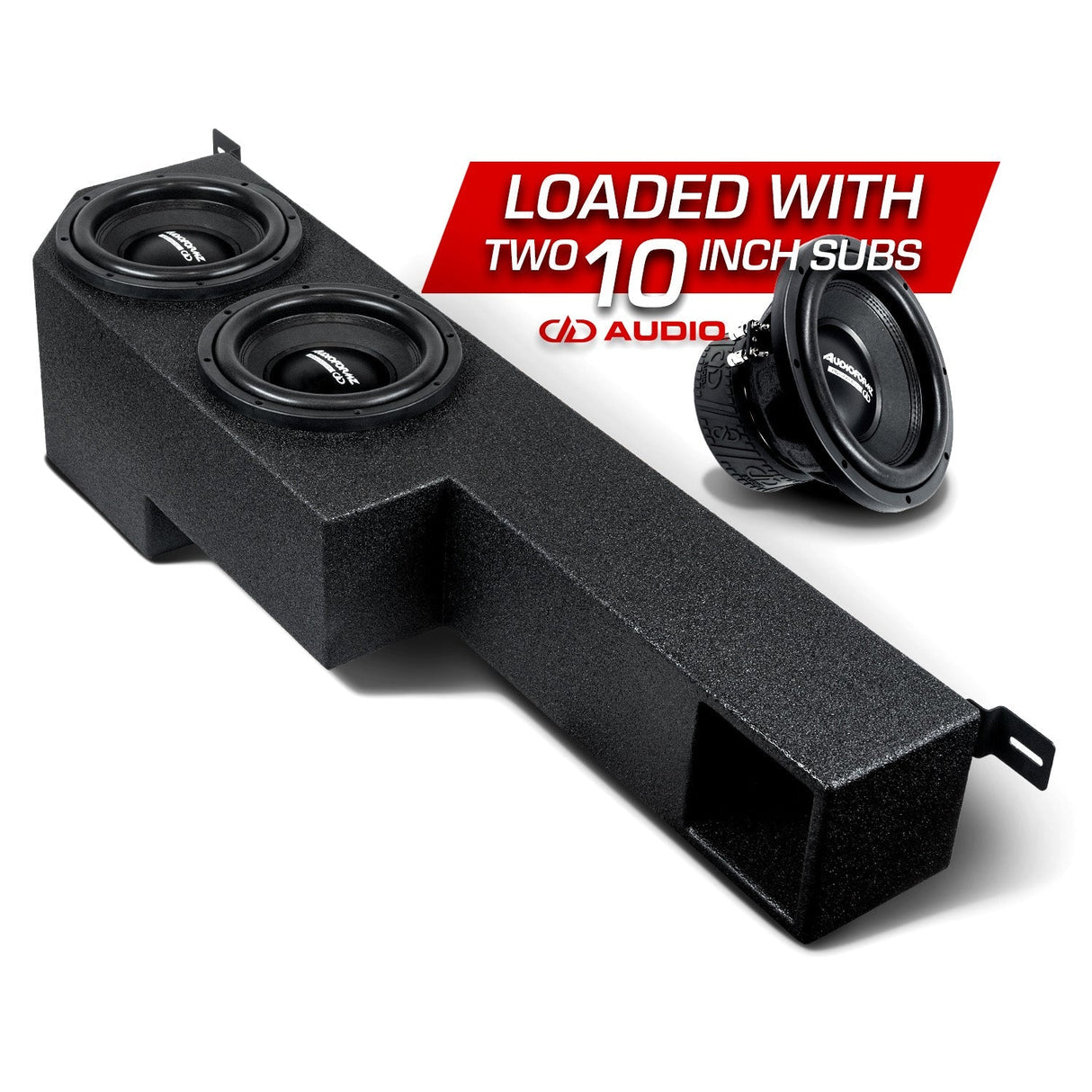 Can-Am Defender MAX 2 10" Under-Seat Ported Subwoofer Box (HD11)
