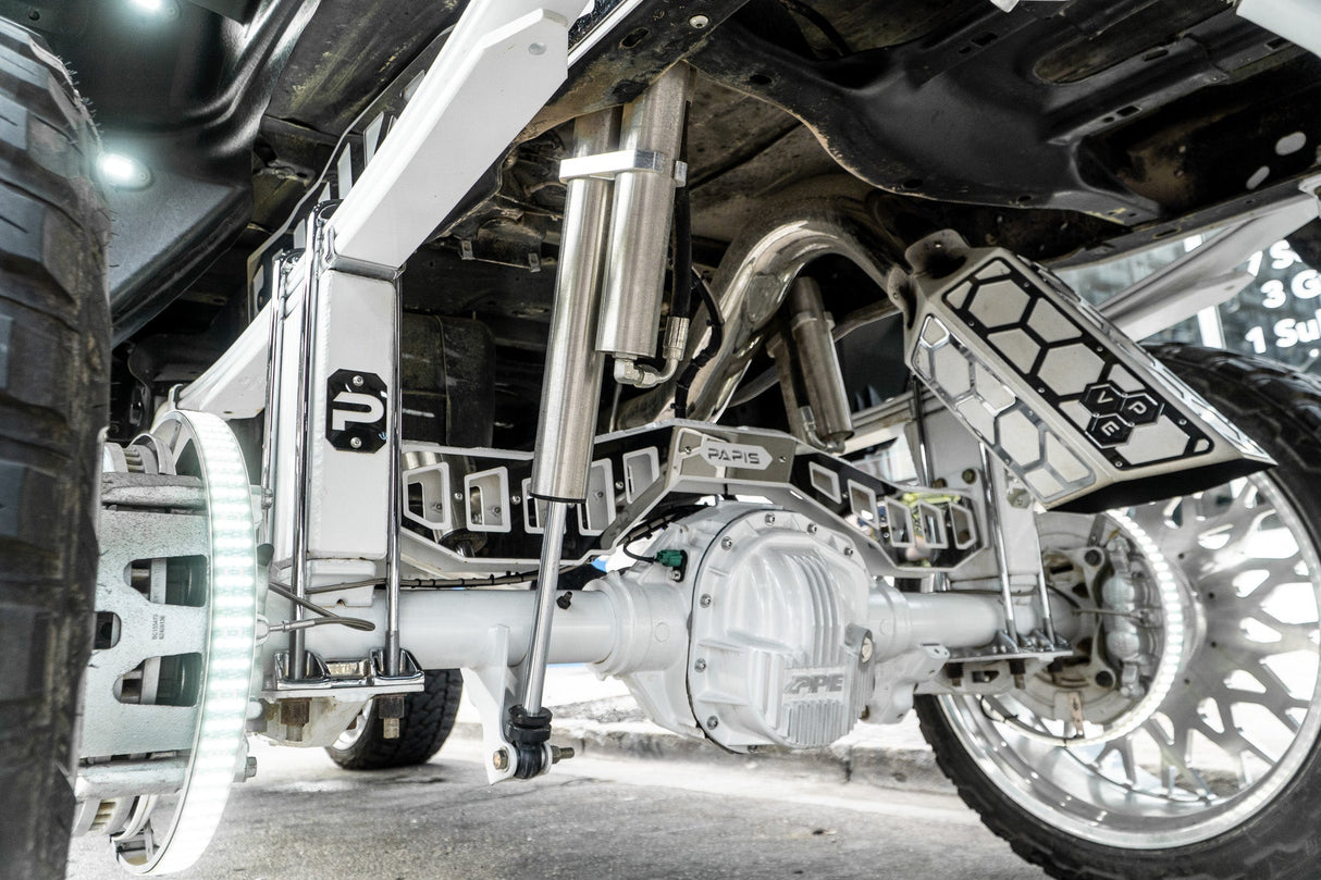 Ford Super Duty 10"-18" High Steer Long Arm 4 Link Lift Kit Papis