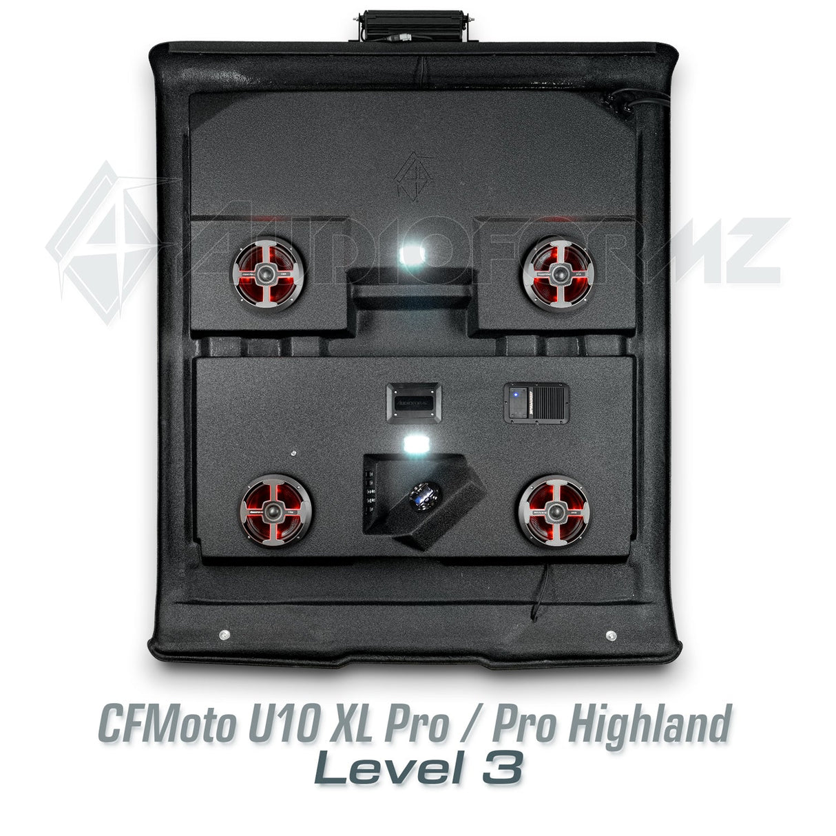 2025+ CFMoto UForce U10 XL Pro Highland Stereo Tops (4-Door) CFMoto