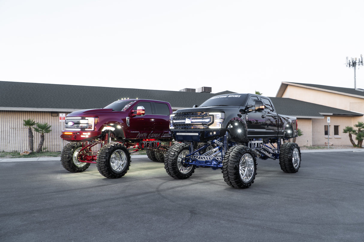 Ford Super Duty 18"-24" Front & Rear 4 Long Arm Lift Kit Papis
