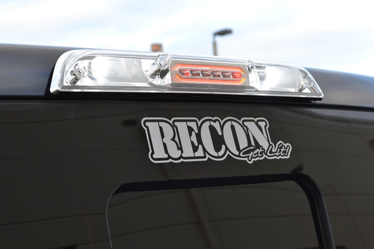 Ford 21-26 F150 & Super Duty F250, F350, F450 & Ranger & Maverick - Does NOT Fit Models with OEM Cargo Bed Camera - ULTRA HIGH POWER Red LED 3rd Brake Light Kit w/ CREE XML White LED Cargo Lights - Clear Lens