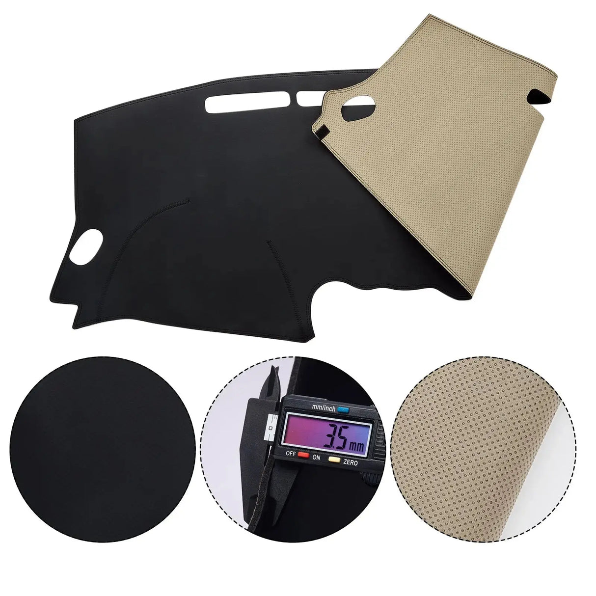 Dash Cover Mat for 2007-2012 Nissan Altima (Leather)