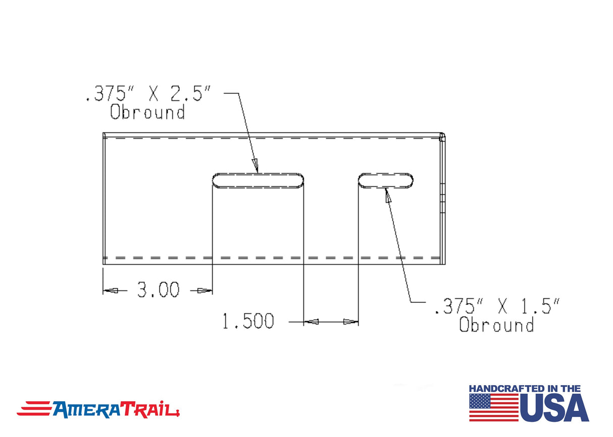 Deluxe Front STARBOARD Side Channel Trailer Step, Secures Fender, Includes Non-Skid Reflective Tape, and Led Light