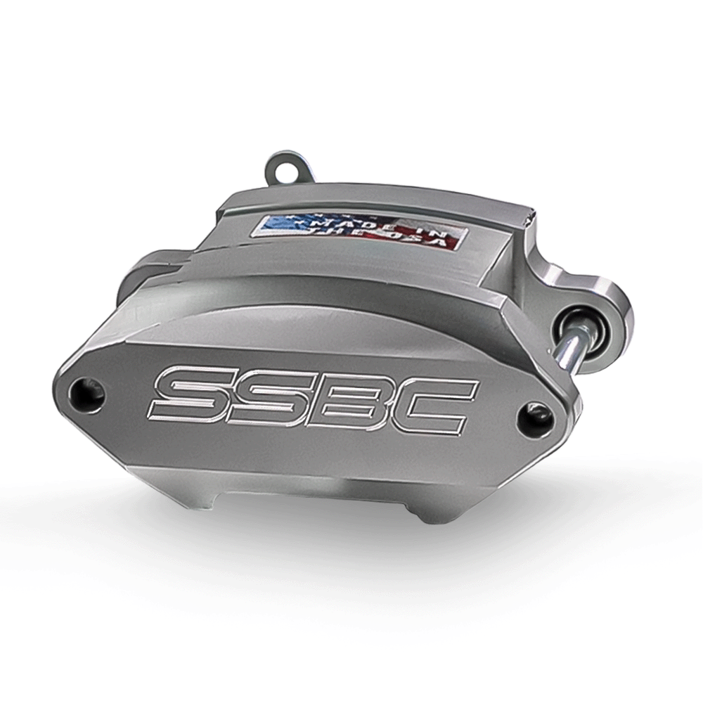 American Made Sport R1 Billet Aluminum Rear Drum to Disc Brake Conversion Kit W/Rotors. Clear A111-20