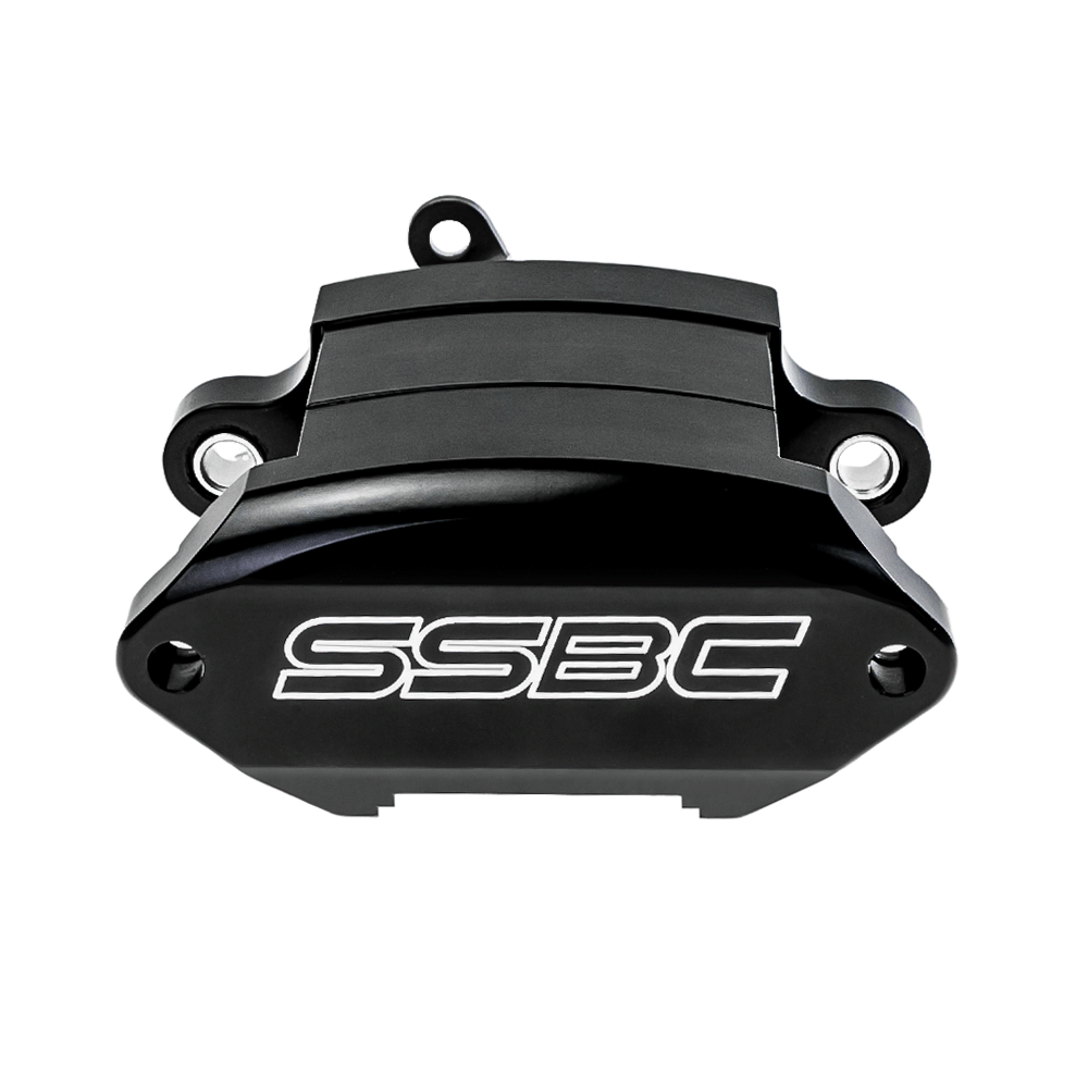 American Made Sport R1 Billet Aluminum Rear Drum to Disc Brake Conversion Kit W/Rotors. Black A125-26BK