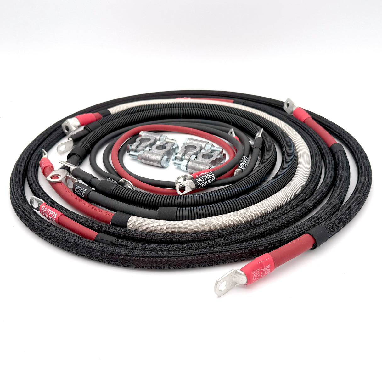Dodge Cummins Diesel - 3rd Gen Battery Cable Kit (2003-2009) Big7Kits