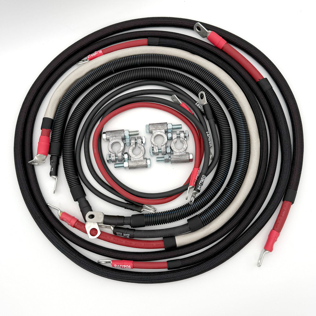Dodge Cummins Diesel - 3rd Gen Battery Cable Kit (2003-2009) Big7Kits