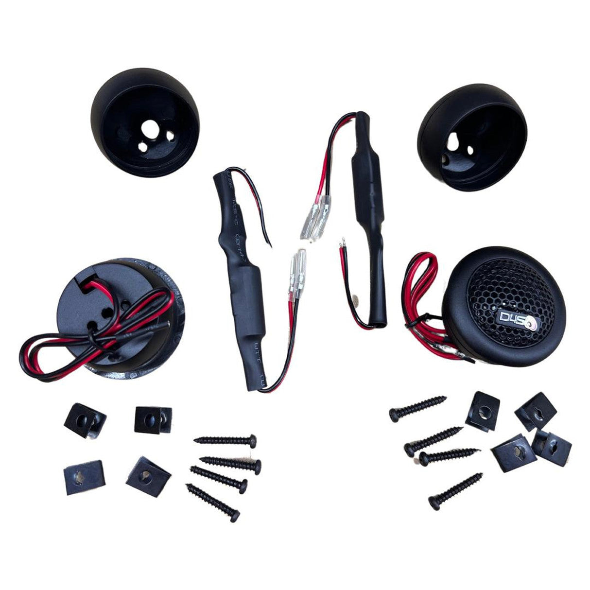 Down4Sound CFXT1 1" 80W RMS Tweeters (Pair) Down4Sound