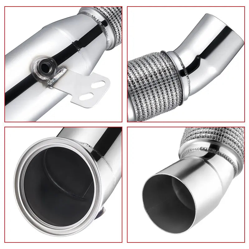 Flashark Catless Downpipe Exhaust Direct Fit Upgrade for 2020-2024 Toyota A90 Supra (B58 Engine)