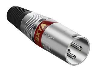 EBXYA XLR, 3 Pins Male Microphone Audio Cable Connector 1 Pack RED TekShack