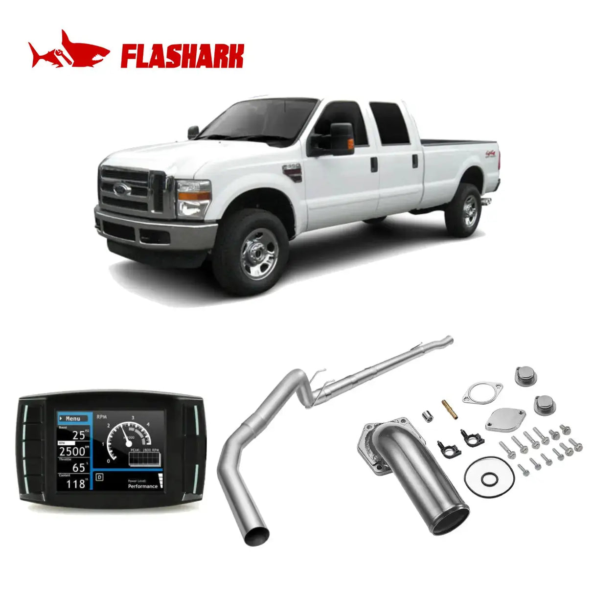 2008-2010 6.4L Ford Powerstroke All-in-One Kit DPF/DEF/EGR Delete