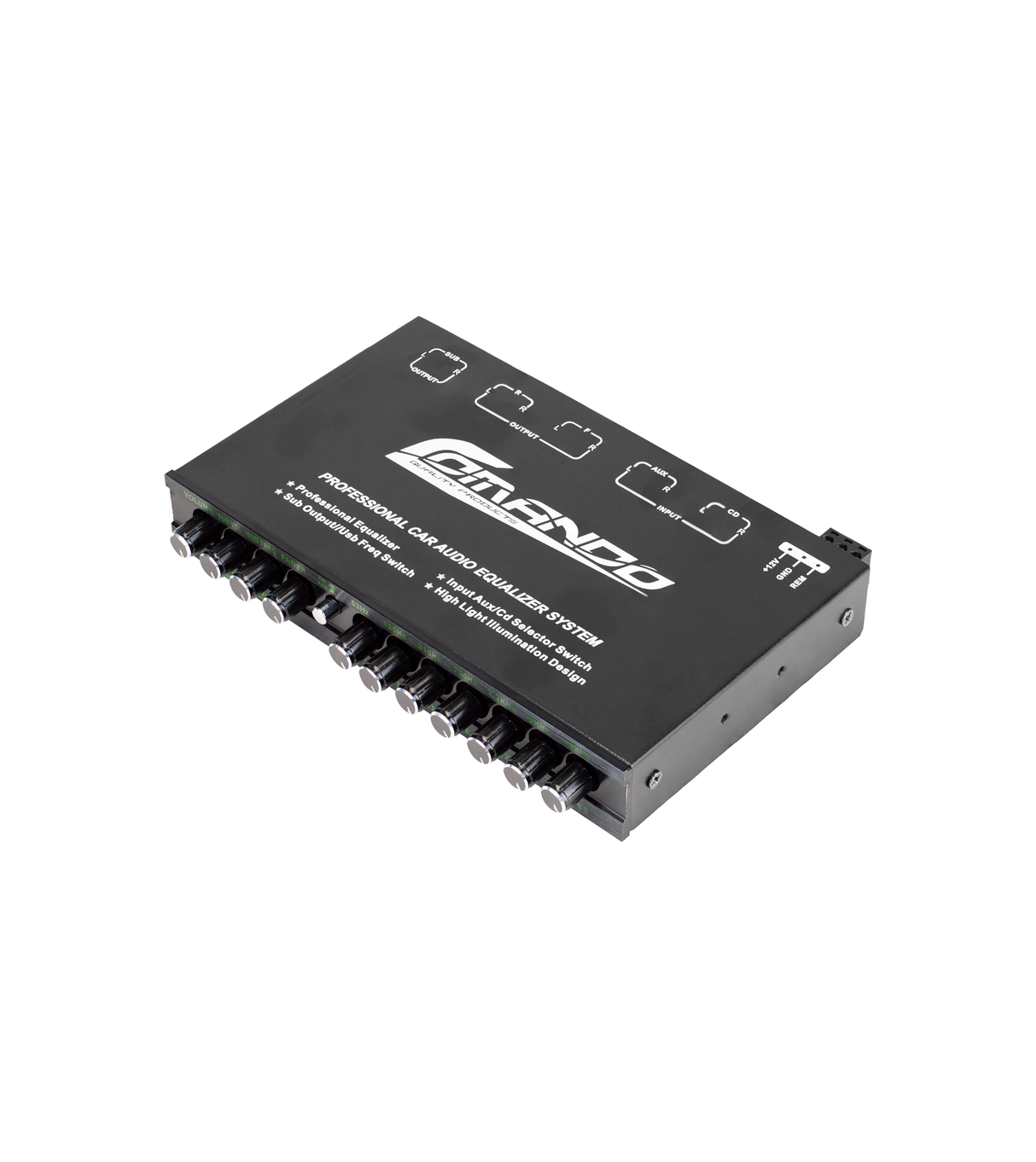 EQX-755 | 7 Bands Equalizer Comando Audio