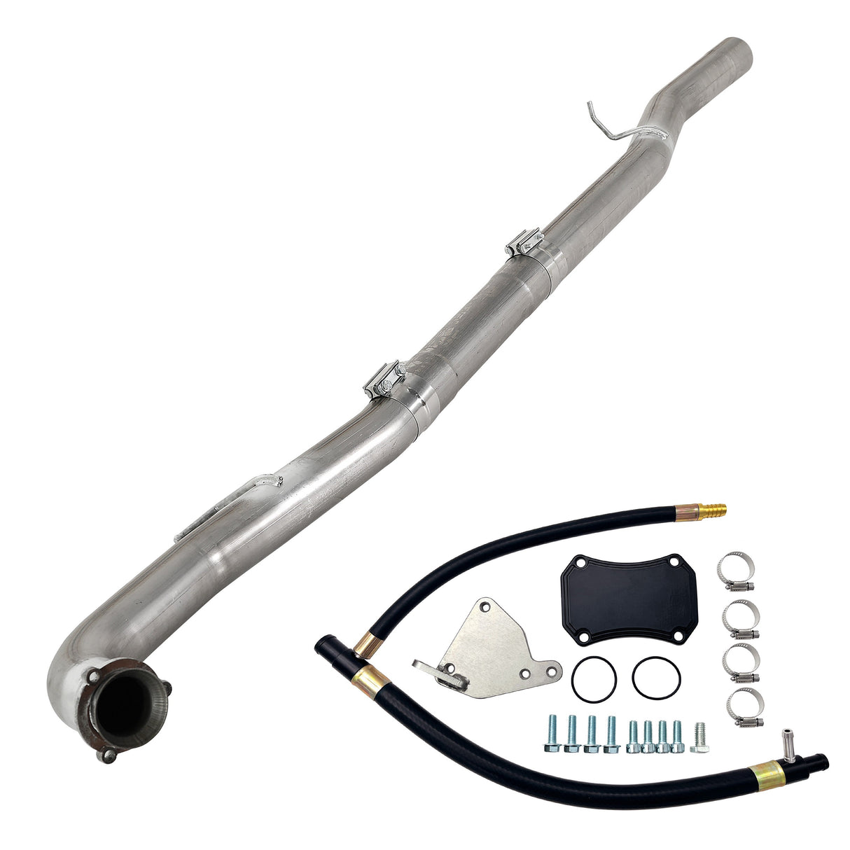 TruckTok 2015.5-2016 6.6L Duramax LML 4" DPF & CAT Delete Pipe & EGR Cooler Delete Kit TruckTok