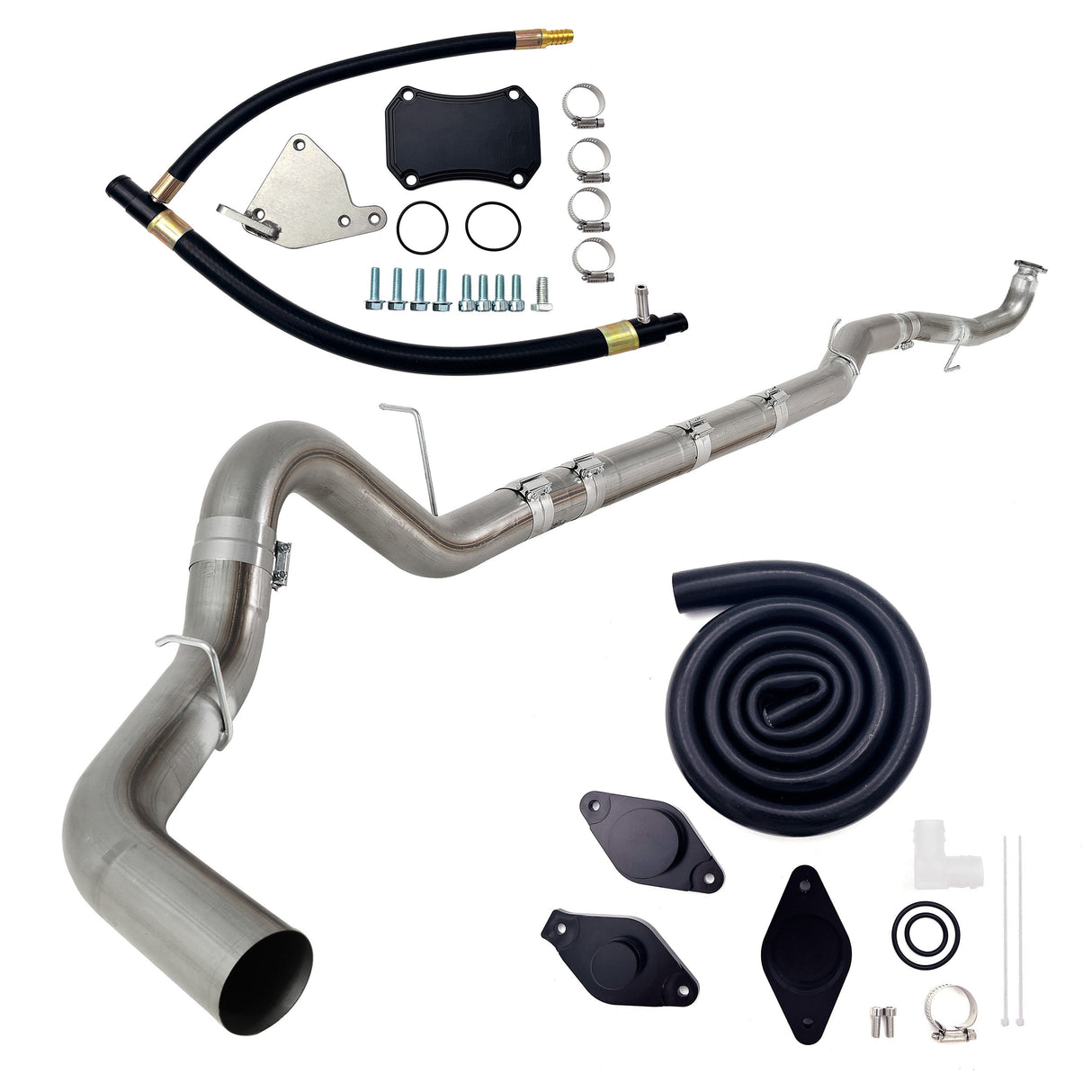 Trucktok 2015.5-2016 6.6L Duramax LML 5" DP-Back DPF delete Pipe/EGR/CCV Delete Kit TruckTok