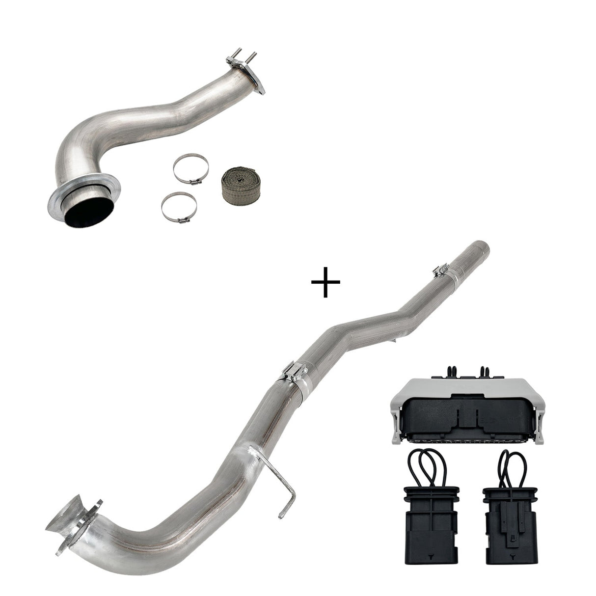 TruckTok 2017-2023 6.6L Duramax L5P DPF/CCV/EGR Delete & Downpipe w/Can Bus kit TruckTok
