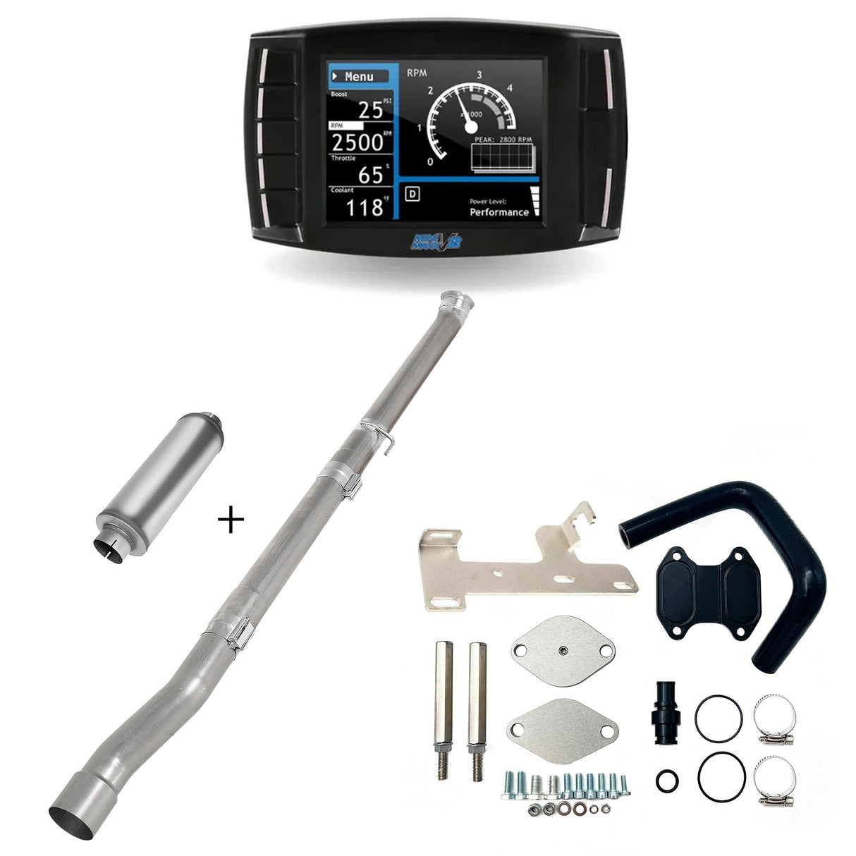 Trucktok 2019-2021 6.7L Ram 4"/5" DPF/EGR/DEF Delete All-in-one kit TruckTok