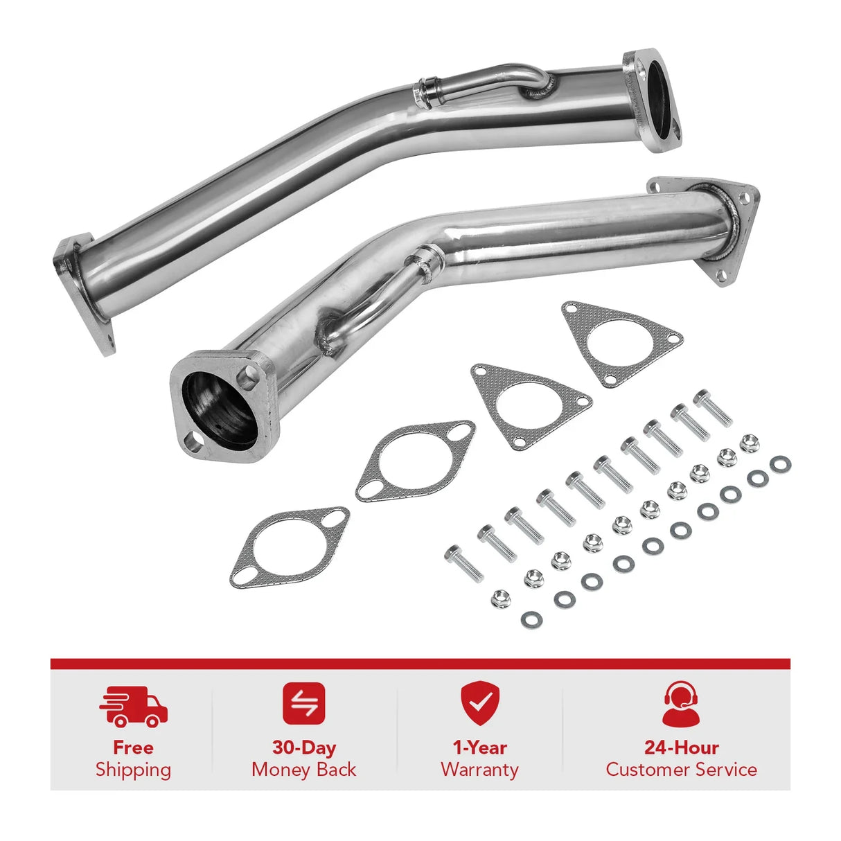 Downpipe Exhaust/Test Pipes for 2008-2013 Infiniti G37 Z34