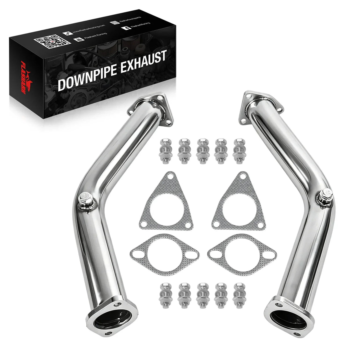 Downpipe Exhaust/Test Pipes for 2003-2007 Nissan 350z With Gaskets And Bolts