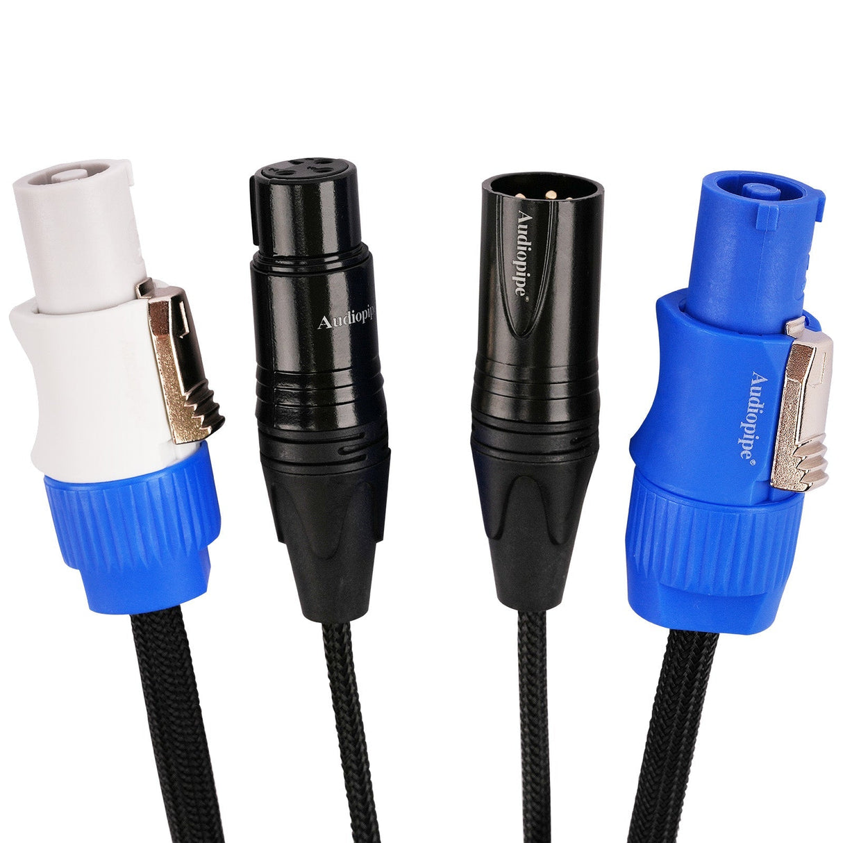 3Ft Extension Power Cable with Audio XLR Connectors (EX-PWC-AUD-3) Audiopipe