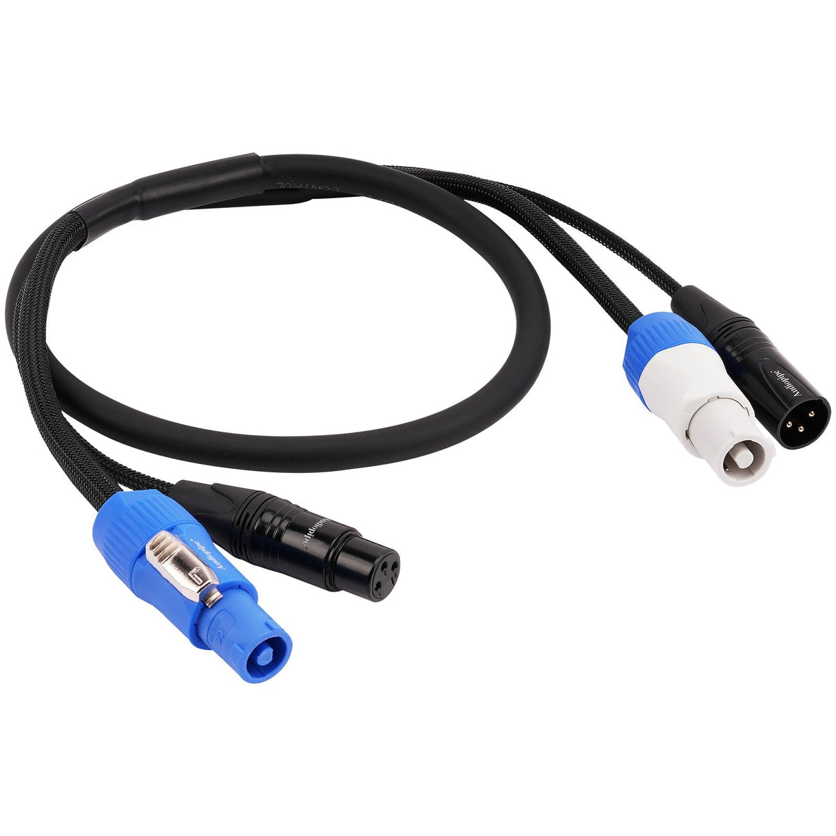 3Ft DMX Extension Cable with Power and XLR Connectors (EX-PWC-DMX-3) Audiopipe