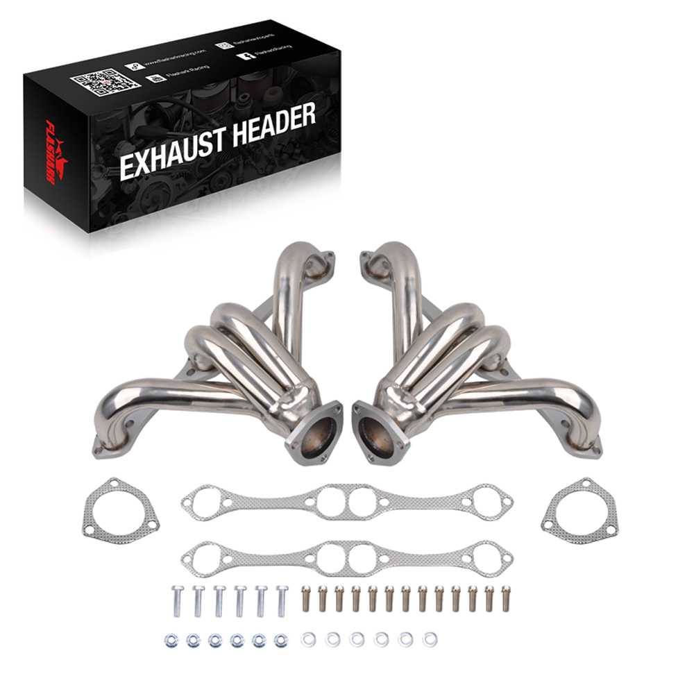 Exhaust Headers for 1955 + Chevy SBC Small Block Hugger V8 262 265 283 305 327 350 400