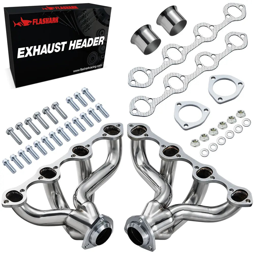 Exhaust Header for 1964-1978 Ford SBF 260/289/302 V8 Stainless Hugger