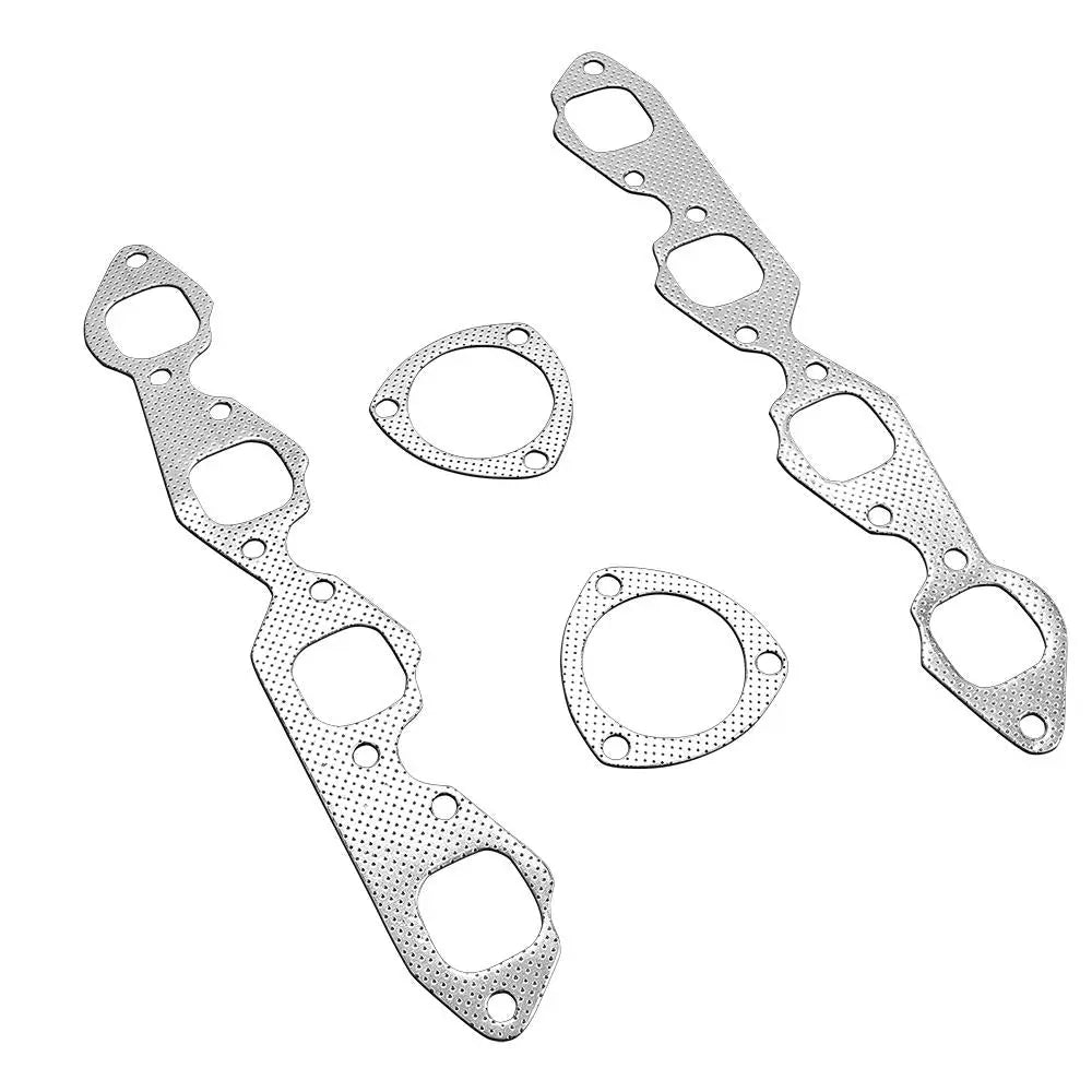 Exhaust Header for 1965-1975 Chevrolet Chevelle El Camino Laguna Caprice Kingswood Camaro SS Malibu Impala Bel Air Biscayne Brockwood Townsman 396/402/427/454 - Short Tube