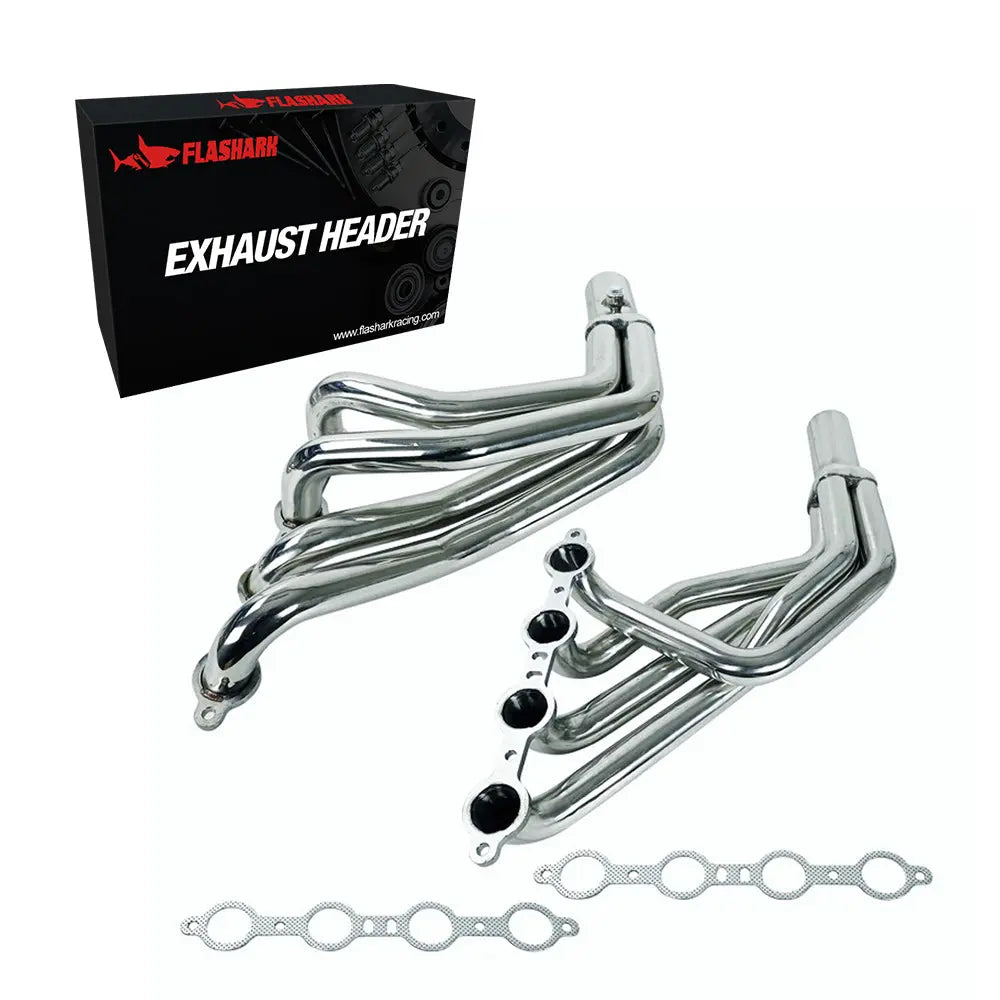 LS Swap Exhaust Headers for 1979-2004 Ford Mustang | Fits Fox Body & SN95 Chassis | 4.8L 5.3L LS1 LSX Conversion Flashark