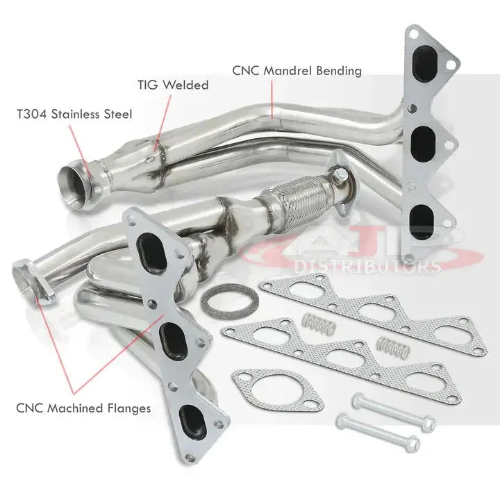 Performance Exhaust Header | 1991-1999 Mitsubishi 3000GT / 1991-1996 Dodge Stealth 3.0L DOHC Non-Turbo V6 Flashark