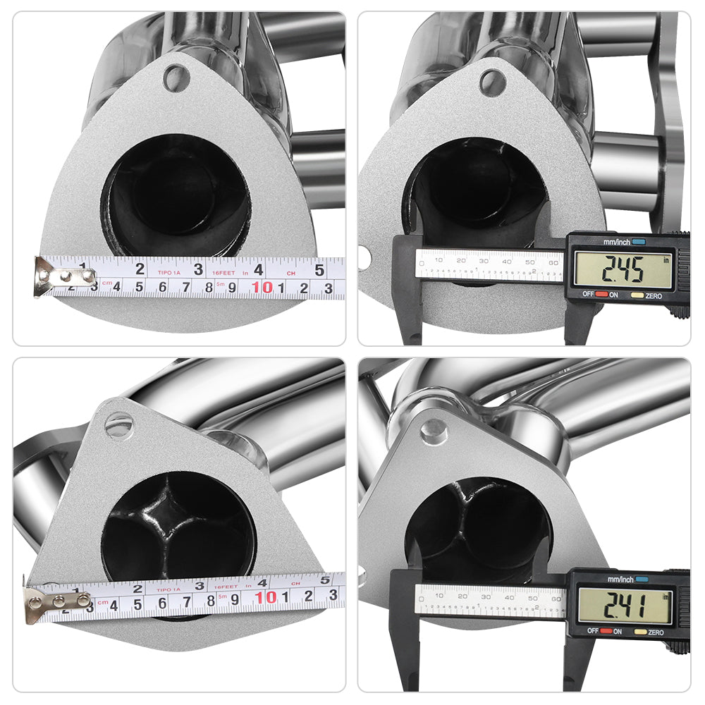Shorty Header for 1999-2006 GMC Yukon/Sierra Chevy Avalanche/Silverado/Suburban 1500 4.8L/5.3L Flashark