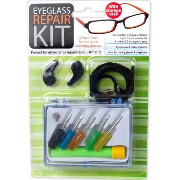 Eyeglass Repair Kit with Case TekShack