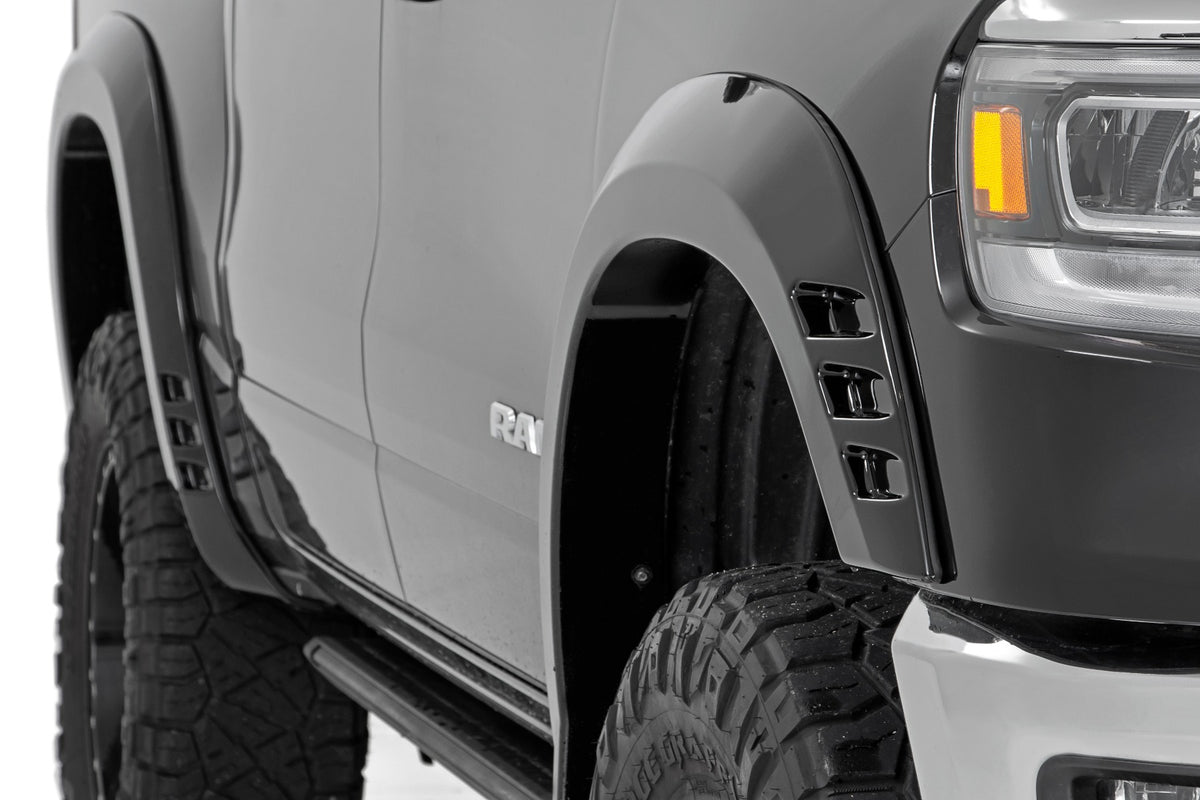 Fender Flares SF1 DX8 Black Ram 1500 2WD/4WD (2019-2024) Rough Country