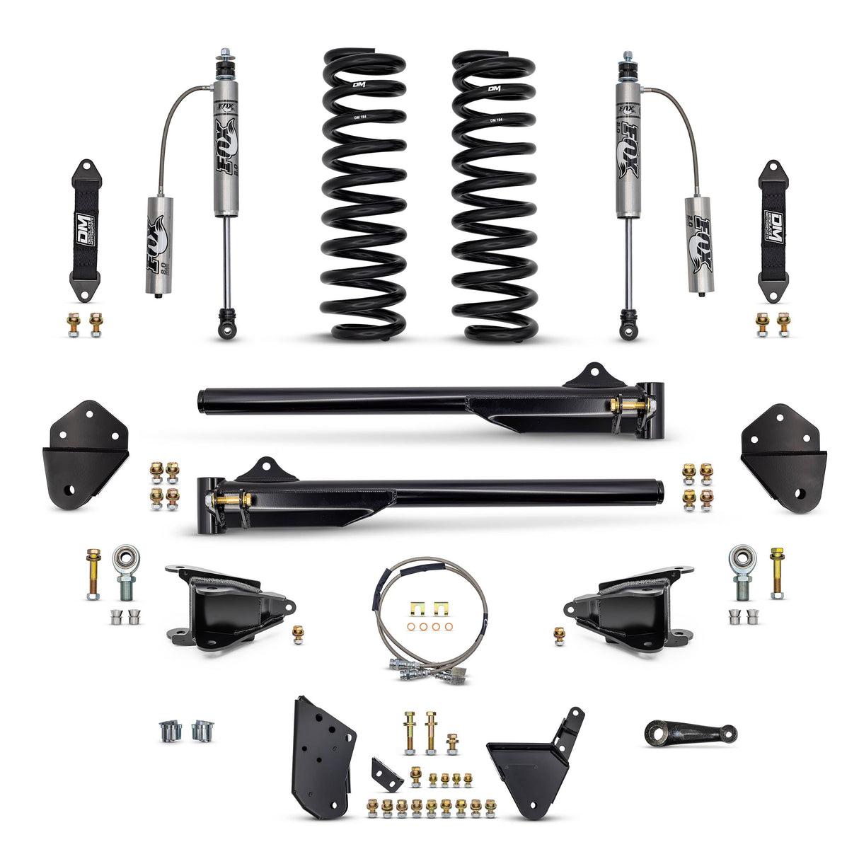 Desolate Motorsports F-250/F-350 2WD 4" Lift (BOLT ON) Front Only - 1992-1997 Ford F-Series Desolate Motorsports