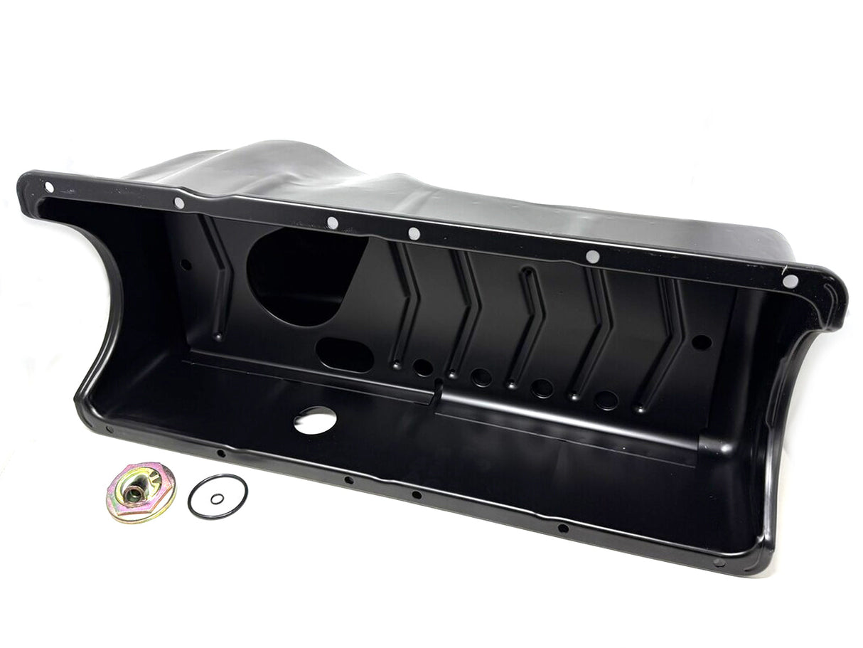 F4TZ6675AAA OE Engine Oil Pan, 1994-1996 Ford 7.3L Powerstroke Ford OEM