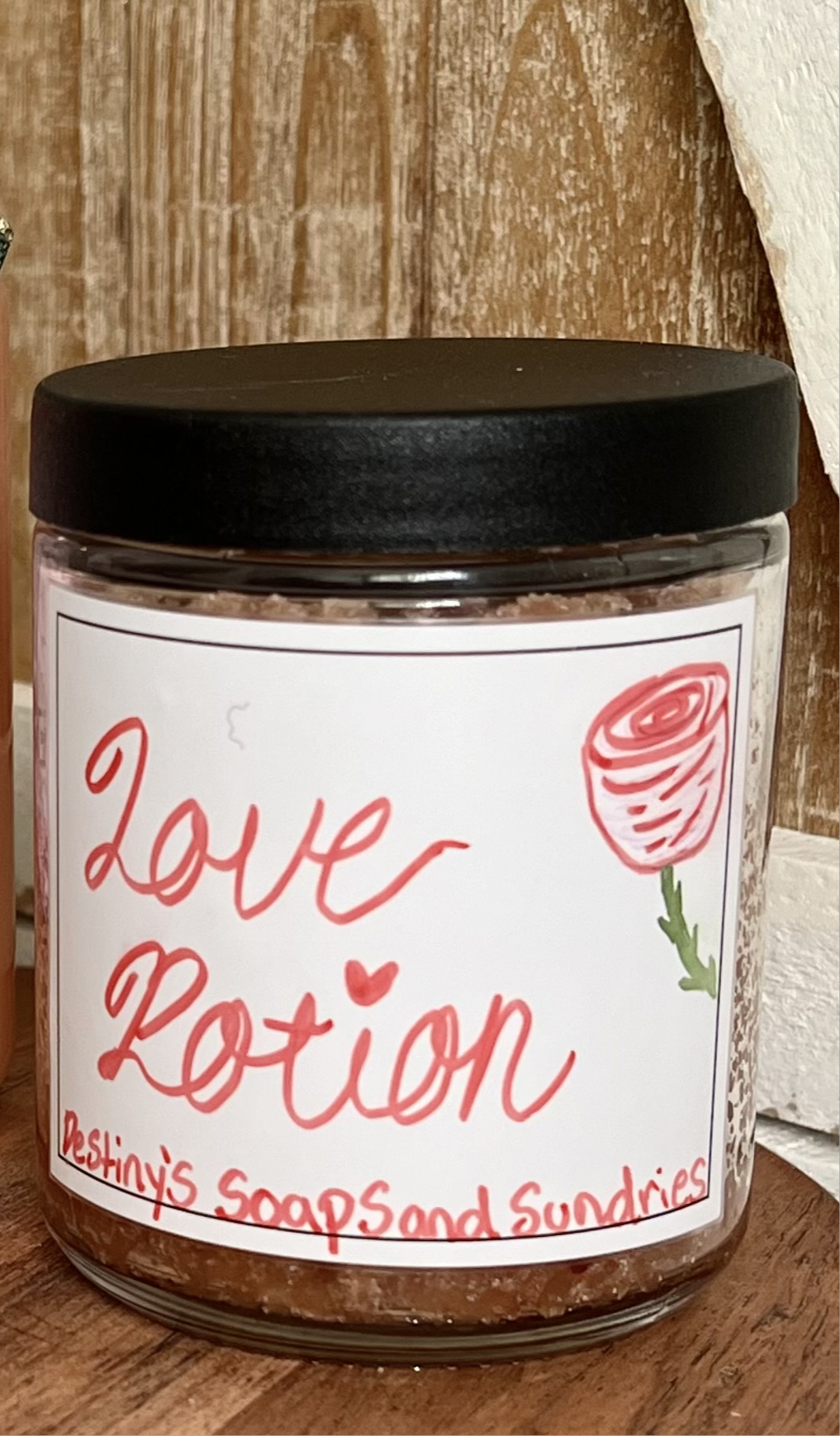 Love Potion Sugar Scrub Destiny's Soaps & Sundries, LLC